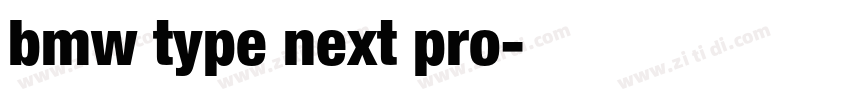 bmw type next pro字体转换